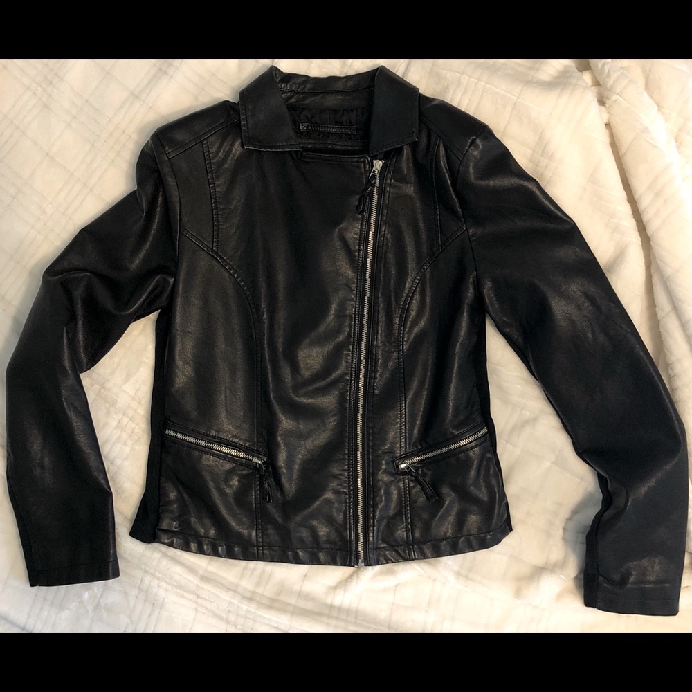 Marc New York “leather” Moto style jacket